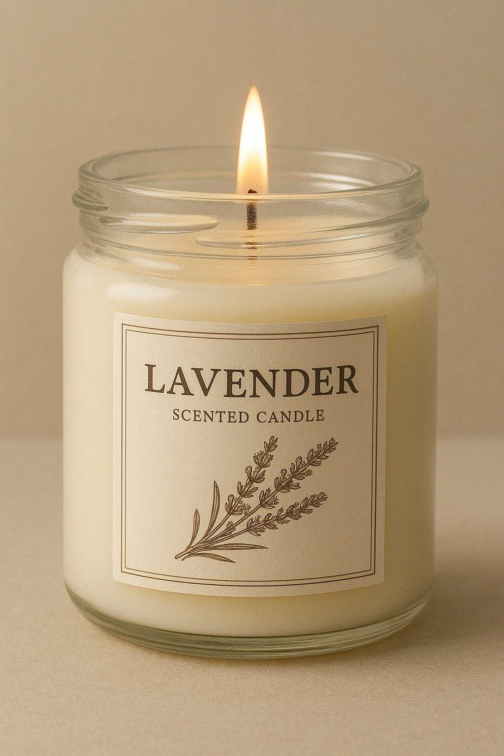 Vela Aromática de Lavanda